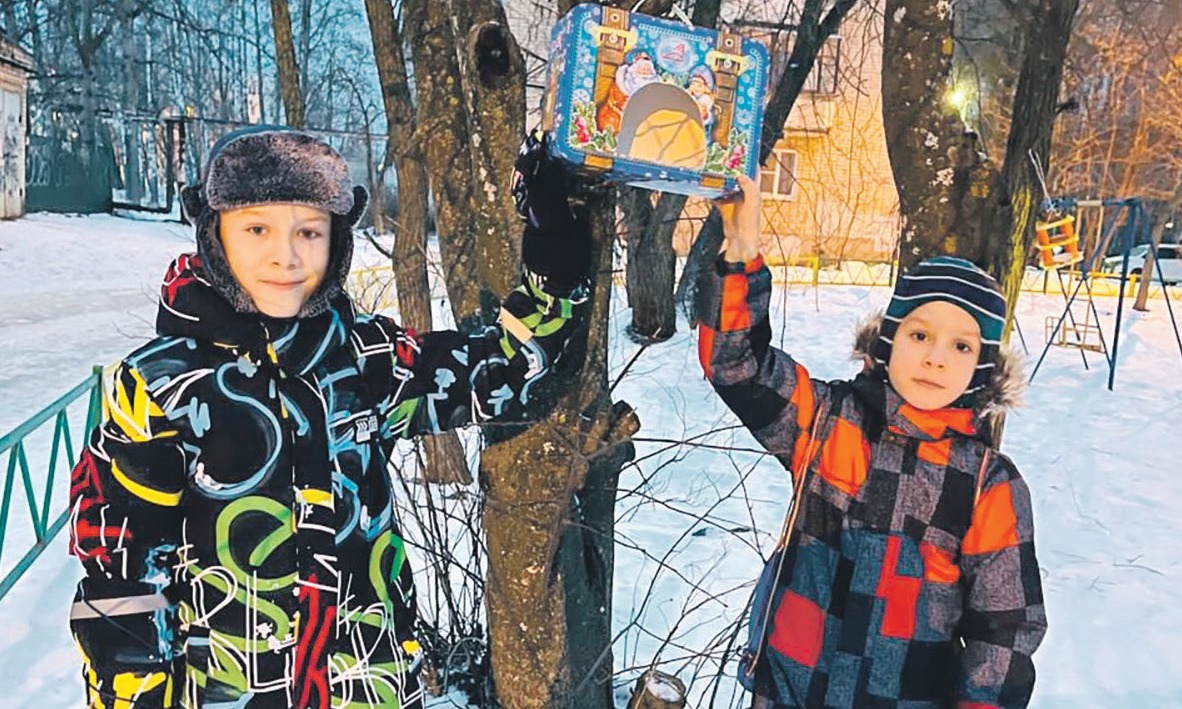 Дети птицам